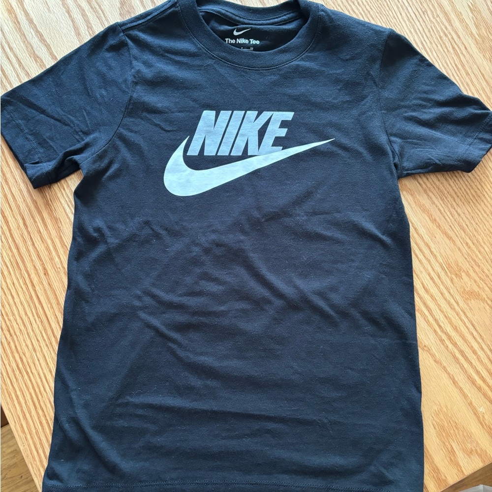 Nike Black T-Shirt with White Logo
